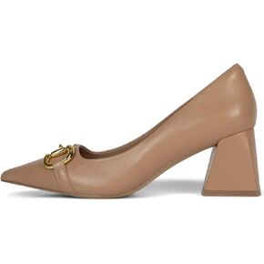 Jeffrey Campbell Happy-Happy Gold Gold Fashion مدبب إصبع القدم على أحذية المضخة