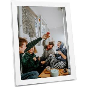 Digital Image Frame, Touch Screen Image Frame 2.4g 15 Inches 32 GB of Office Storage Space (US Plug)