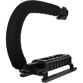 Angoily Camera Stabilizer for Video Recording Lightweight Handheld Grip Portable Type Dv Stabilizer for DSLR Cameras for Vlogging and Outdoor Filming