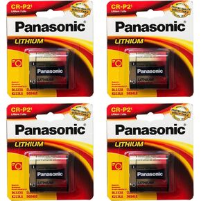 4x Panasonic CR-P2 6V Photo Lith Battery Replace EL223AP, K223LA, K223LA-1, PC223, PC223A, PRCRP2, RL223A-1, T223A, VL223