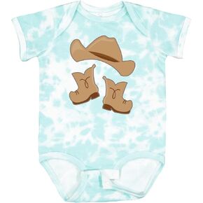 inktastic Western Style Boy Boots Baby Bodysuit