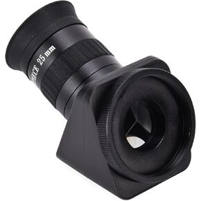 25mm Telescope Eyepiece, Optical Glass Lens with T2 Mount, Blue Film Coated, Alloy Material, for Telescope Accessories, Portable and Easy to Carry