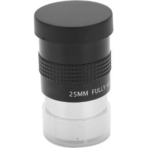 25mm Telescope Eyepiece, 1.25in Multilayer Coated SPL Metal Eyepiece, 50° Wide Field of View, Optic Glass, for Moon and Planet Observation