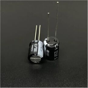 10pcs/100pcs 1000uf 10v 10x12.5mm 10v1000uf مكثف اللوحة الأم (100pcs)