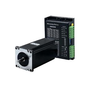 57HS112 57mm x 112mm 3Nm 3A Stepper Motor with DM556 Hybrid Step Driver for CNC Engraver Milling Machine