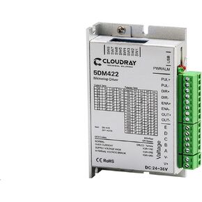 5DM422 NEMA 17 5-PHASE Stepper Motor Driver 24-36VDC 0.5-2.2A لآلة قطع ليزر محرك السهود 5 مرحلة
