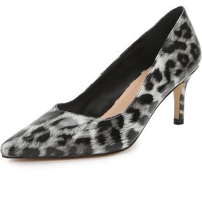 Women's Leopard Pumps Stiletto Low Heel Pointed Toe Sexy Daily Dress Shoes