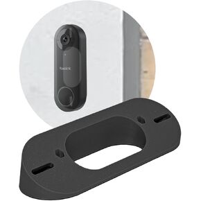 SplashNColor Angled Doorbell Mount Compatible with Reolink Video Doorbell Camera 2K 5MP – Heavy Duty ABS Reolink Mount for Secure Installation – Adjustable 35-Degree Angle for Optimal Viewing – Black