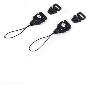 TETHER STRAPS Buckle Connector | Adapter for Camera Straps | Compatible with GoPro, Polaroid, and Small Loop Devices