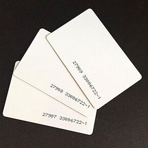 100pcs 26 Bit Proximity Cards Weigand Prox Blank Printable Swipe Cards Compatable with ISOProx 1386 1326 H10301 Format Readers. Custom Number and Facility Code