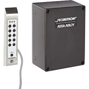 Securitron Stainless Steel Narrow Stile Digital Keypad System, Satin Stainless Finish