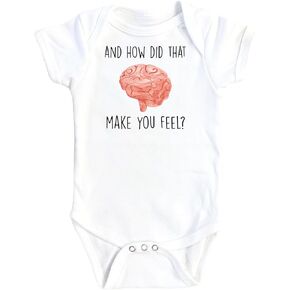 Psychologist How Do You Feel - Baby Boys Girls Clothes Infant Romper Bodysuit One-Piece