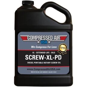 Diesel Portable Rotary Screw Air Compressor Lubricating Oil - CompressedAirUSA - XL - Extended Life Oils (5 Gallon)