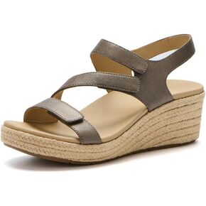 ABEO Riviera Adjustable Metatarsal Sandal | Arch Support Sandals Women's | Wedge Sandals For Women | Built-In Orthotic Insole
