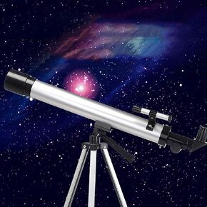 Kids telescopes for Adults Astronomy 600mm Focal Length 50mm Aperture Refractor Telescope Portable Travel Telescope with Tripod and Finders Scope