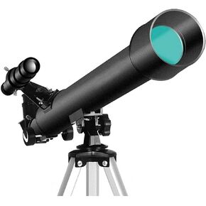 2021 Updated 50mm Travel Astronomy Telescope Portable Lightweight Refractor Telescope - Coated High-Definition Eyepiece - Ideal Telescope for Beginners Kids and Adult