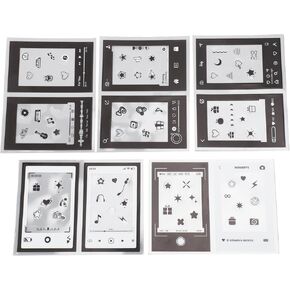 10Pcs Photo Border Stickers, Lovely Mini Photo Films Stickers, 2x3 Decorative Stickers for Mini 12/11/ 9/8/ 70/26/ 90 Camera Film