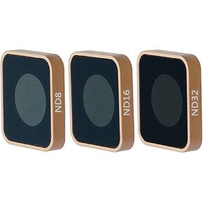 ND Filter Kit for GoPro Hero 7 Black/Hero (2018)/Hero 6 Black/Hero 5 Black - ND8, ND16, ND32 Lens Filter (3-Pack) - Neutral Density Lens Filters Set Camera Lens Accessories for Outdoor Sports
