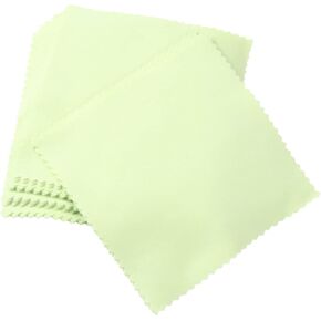 80pcs Microfiber Cleaning Cloths for Eyeglasses Camera Lens and Screens Green Soft and Scratch Sunglasses Laptops Mobile Devices and More