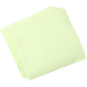 80pcs Microfiber Cleaning Cloth Green for Eyeglasses Camera Lenses and Screens Scratch Portable for Removing Smudges Dust and Fingerprints