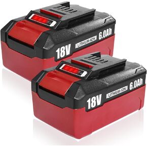 2-Pack 18V 6Ah Battery Pack Compatible with Einhell Tools X-Change 4511396 4511437 Cordless Power Tools