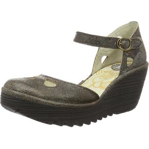 Fly London Women's Wedge Sandals Closed-Toe Pumps, US:5