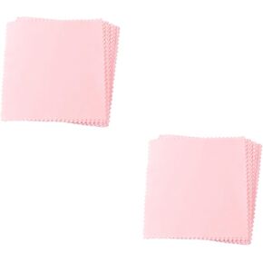 240pcs قطعة قماش لتنظيف الألياف الدقيقة للعدسات الكاميرا للنظارات وشاشات الملابس الناعمة لتلميع الخدش للنظارات الشمسية وتنظيف المجوهرات