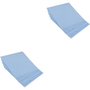 HOMSFOU 160pcs Microfiber Cleaning Cloths for Screens Eyeglasses Jewelry Scratch Lens Cleaner Portable Polishing Tool for Cameras Phones More
