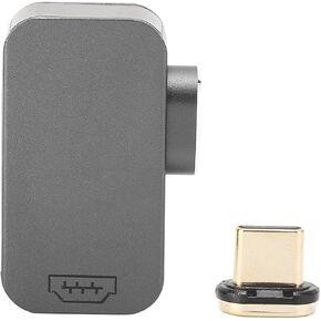 HD HD Multimedia Interface Adapter Type C إلى HD Converter لأجهزة الكمبيوتر المحمولة لأجهزة الكمبيوتر المحمولة ، يدعم أجهزة التلفاز ذكية 8K 60Hz قابس HDR وتشغيل الألمنيوم