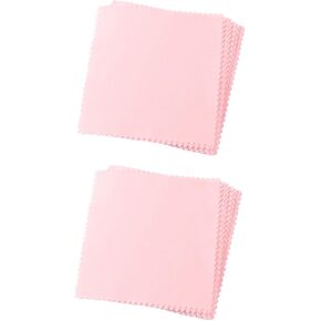 Mikikit 160pcs Microfiber Cleaning Cloths Eyeglasses Camera Lens Cleaning Tool for Screens Eyewear and Jewelry Scratch Portable Smudge Removal