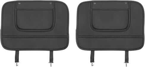 2 Pcs Car Seat Kick Mats Back Seat Protector for Mercedes Benz Mercedes-EQ EQA 250 300 350 EQB 250 300 350, Car Leather Kick Mats, Car Seat Back Protection Pad, Anti-Kick Scratch Resistant in Kuwait