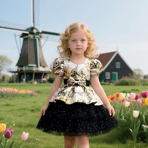 طفل طفل فتيات تول لباس زهرة فتاة الفساتين الأميرة الحزب يطلق النار (العمر 0-6 سنوات) in Kuwait