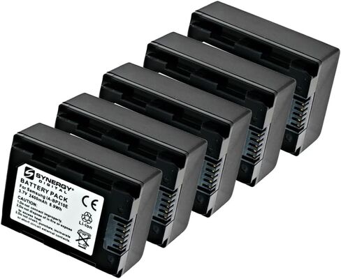 Synergy Digital Camcorder Battery, Compatible with Samsung IA-BP210E/PP, IA-BP210E, IABP210E, IA-BP210R, IABP210R Camcorder Battery (li-ion, 3.7V, 2400 mAh) in Saudi Arabia