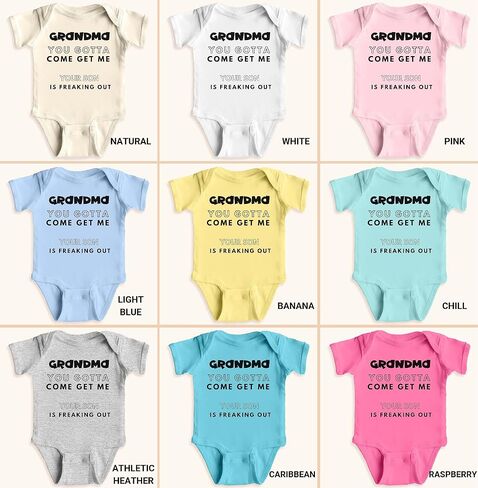 Grandparents Bodysuits and T-Shirts for Baby Toddler and Youth Fun Family Outfits in Saudi Arabia