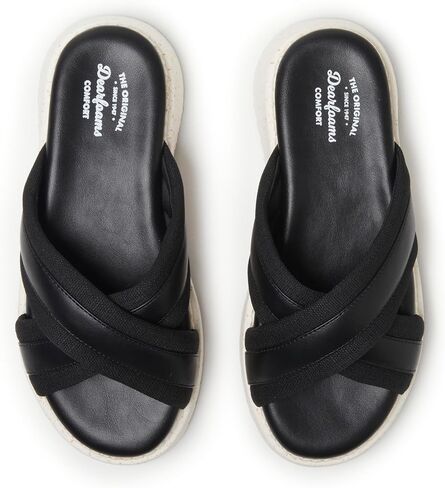 Dearfoams نساء ديزي مريح منصة الإسفين Slide Sandal in Saudi Arabia