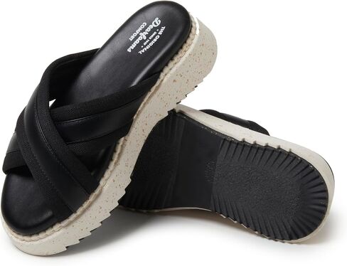 Dearfoams نساء ديزي مريح منصة الإسفين Slide Sandal in Saudi Arabia