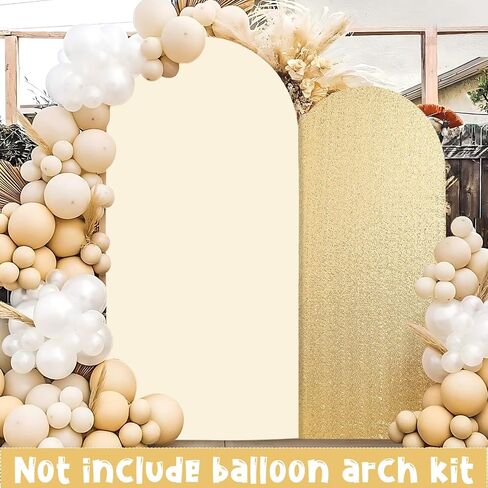 2PCS Arch Backdrop Covers Red Blue (7.2ft+6ft) , Spandex Fitted Arch Stand Covers Background for Wedding Baby Shower Birthday Bridal Shower Party Decorations(Only Covers) in Saudi Arabia