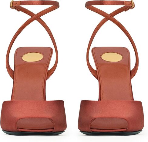Peep Toe Wedges Sandals for Women Square Open Toe Buckle Ankle Strap Wedge Heels Patent Leather Slip-on Slingback Pumps Sexy Dressy Summer Shoes in Saudi Arabia