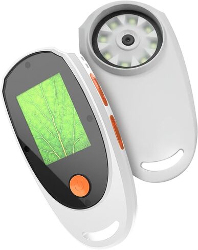 مجهر Yunseity المحمولة مع شاشة ملونة IPS 2.0 بوصة ، 500x تكبير محمولة زجاج رقمي مكون من 8 مصابيح LED ، مجهر ماركو للأطفال البالغين يتصلون بالكمبيوتر الشخصي in Kuwait