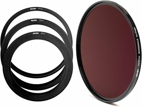NiSi 67/82 ND5.0 Bundle - 82mm UV/IR Cut ND100000 (16.6 Stops), Low-Profile Aluminum 67-82mm Step-up Adapter Ring - Celestial Event Photography Neutral Density Filter in Saudi Arabia