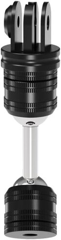 BGNing Dual Ball Head Adjustable Bracket, 1/4 Quick Release CNC Aluminum Camera Head, Suitable for use with Selfie Sticks, Tripods, Compatible with Hero/Action 5pro Sports Cameras (Type 7) in Saudi Arabia