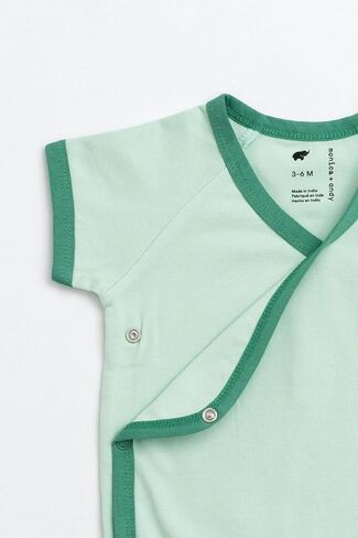 MONICA + ANDY Baby Organic Short Sleeve Lucky Bodysuit in Saudi Arabia