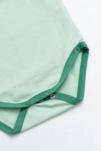 MONICA + ANDY Baby Organic Short Sleeve Lucky Bodysuit in Saudi Arabia