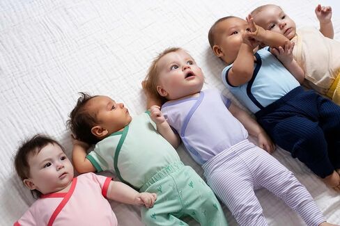 MONICA + ANDY Baby Organic Short Sleeve Lucky Bodysuit in Saudi Arabia