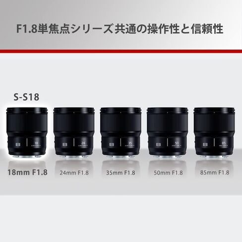 Panasonic Lumix S-S18 عدسة واحدة كاملة الحجم مرآة الفتحة كبيرة الزاوية العريضة in Saudi Arabia