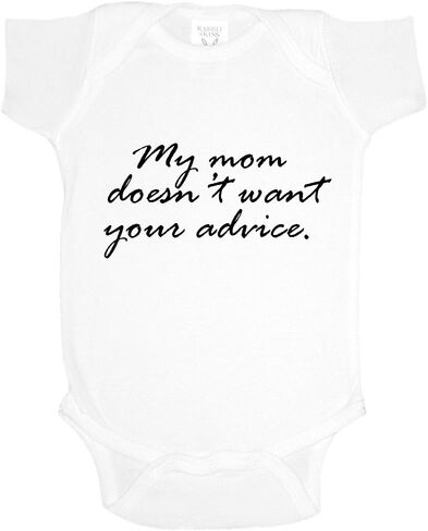 My Mom Doesn't Want Your Advice Funny Baby Bodysuit Infant in Saudi Arabia