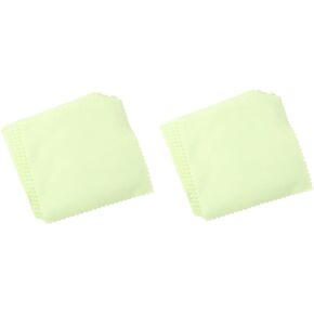 Gadpiparty 2sets Microfiber Cleaning Cloth for Glasses Lens Screen -Free Eyeglasses Cloth Jewelry Polishing Camera Lens 80pcs*2