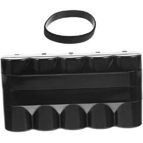 HOMSFOU 12 Storage Box Hard Case for with Strap Empty Film Canisters Organizer Compact Film Holder for Home Supplies and Photography Essentials
