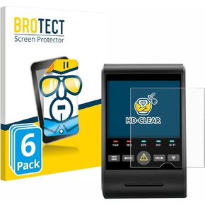 Screen Protector Compatible with VIOFO A229 PRO (6 Pack) - HD-Clear Protection Film