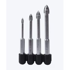K.balt Set Carbide Tipped Right Handed Glass and Tile Drill Bit Set